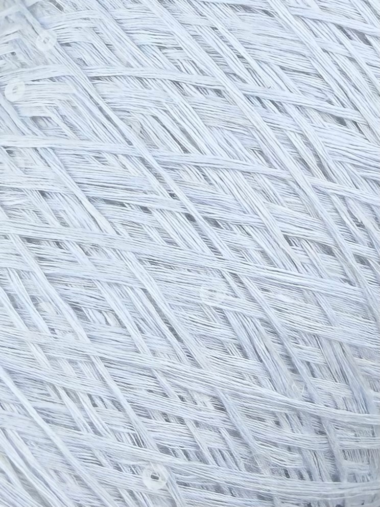 Art. Lino – Fil 100 % lin avec paillettes col. Bleu glacier 420 m / 100 g